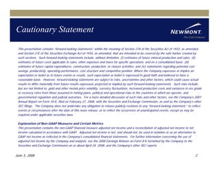 newmont mining June_JPMorgan_Conference_Final