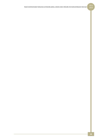 2012 
Ikasle etorkinentzako hezkuntza‐arretarako plana, eskola‐eredu inklusibo eta kulturartekoaren barruan  
                                                                                                          2015




                                                                                                          28 
 