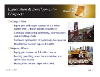 newmont mining Q3_ER_Presentation