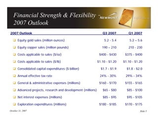 newmont mining Q3_ER_Presentation