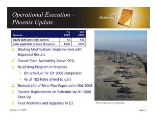 newmont mining Q3_ER_Presentation