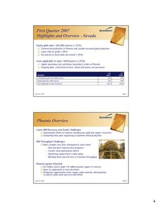 newmont mining Final_1Q_2006_ER_Presentation