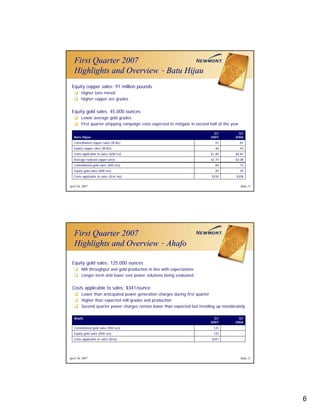newmont mining Final_1Q_2006_ER_Presentation