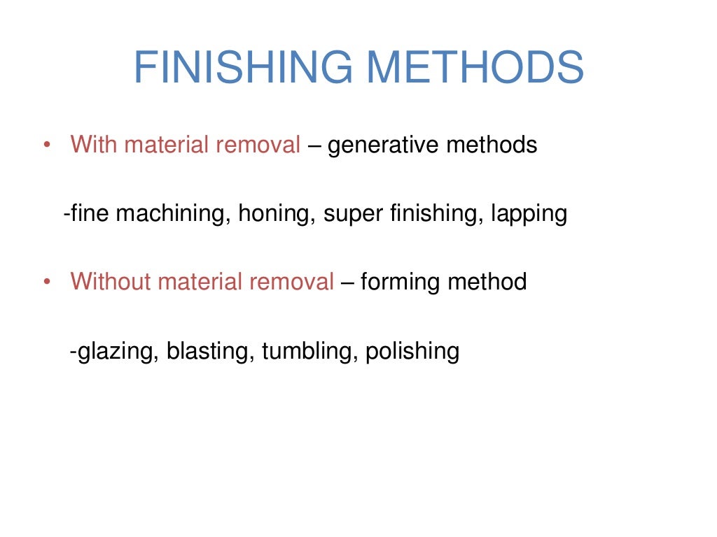 superfinishing process