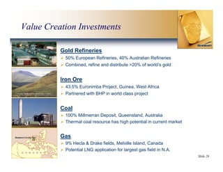 newmont mining Final_West_Coast_Presentation