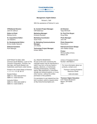 Management Eighth Edition 8th Edition Richard L Daft | PDF