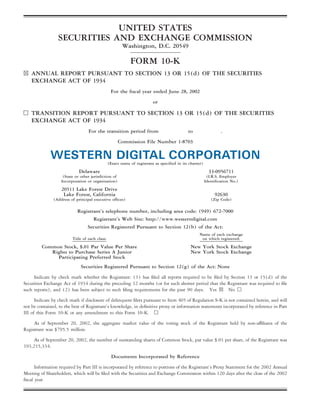 western digital  annual02