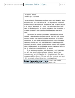 western digital ap95