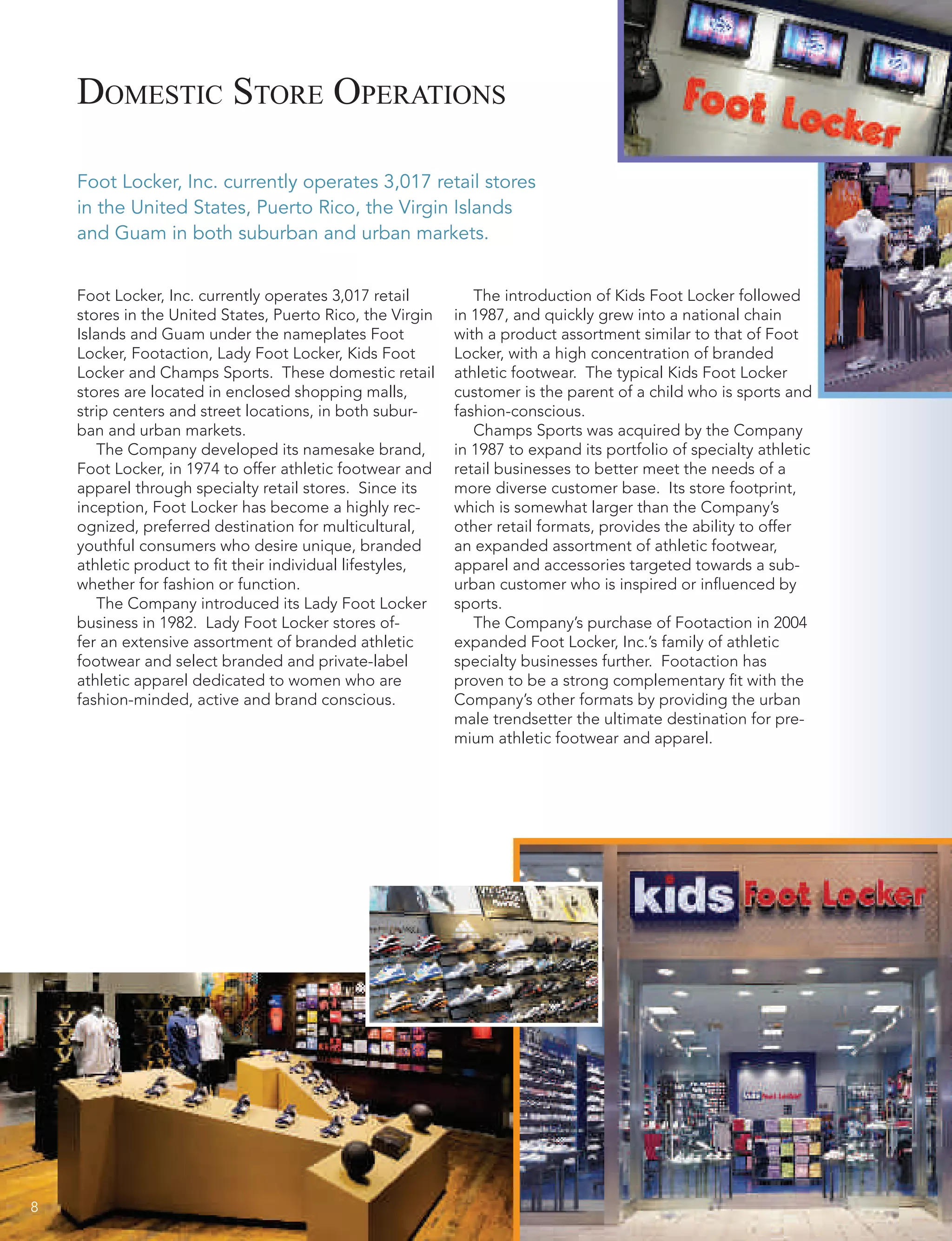 foot locker annual reports 2007