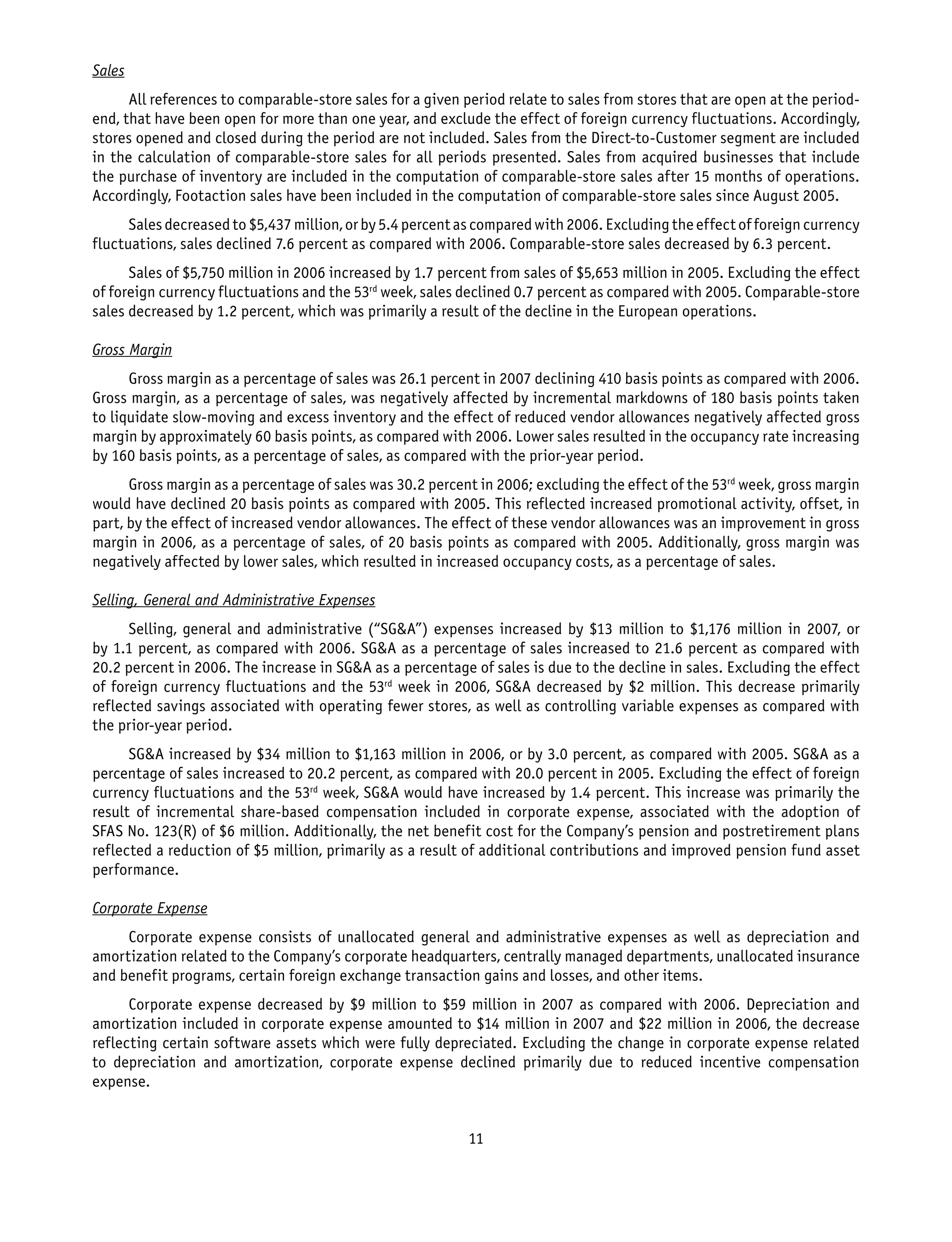 foot locker annual reports 2007