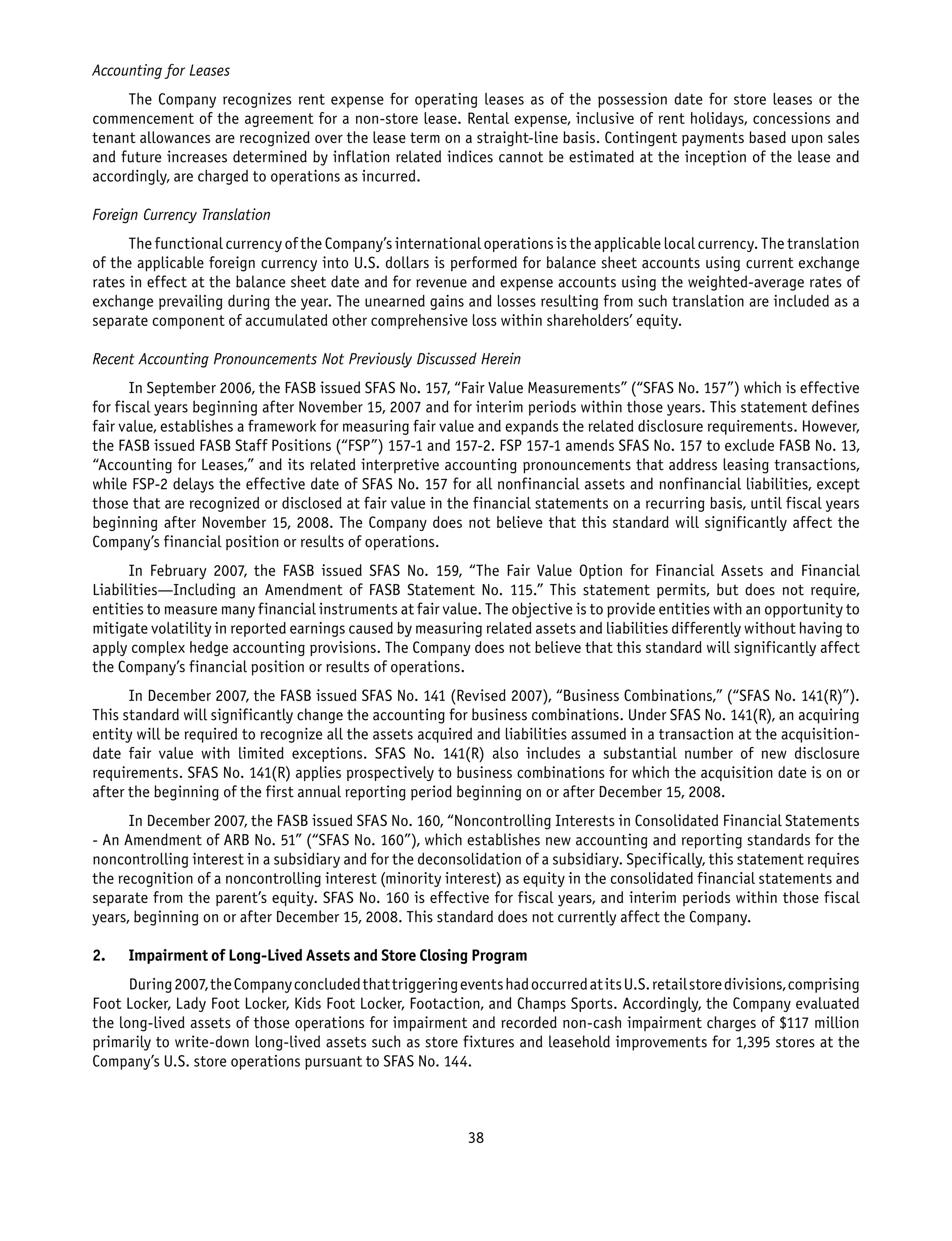 foot locker annual reports 2007