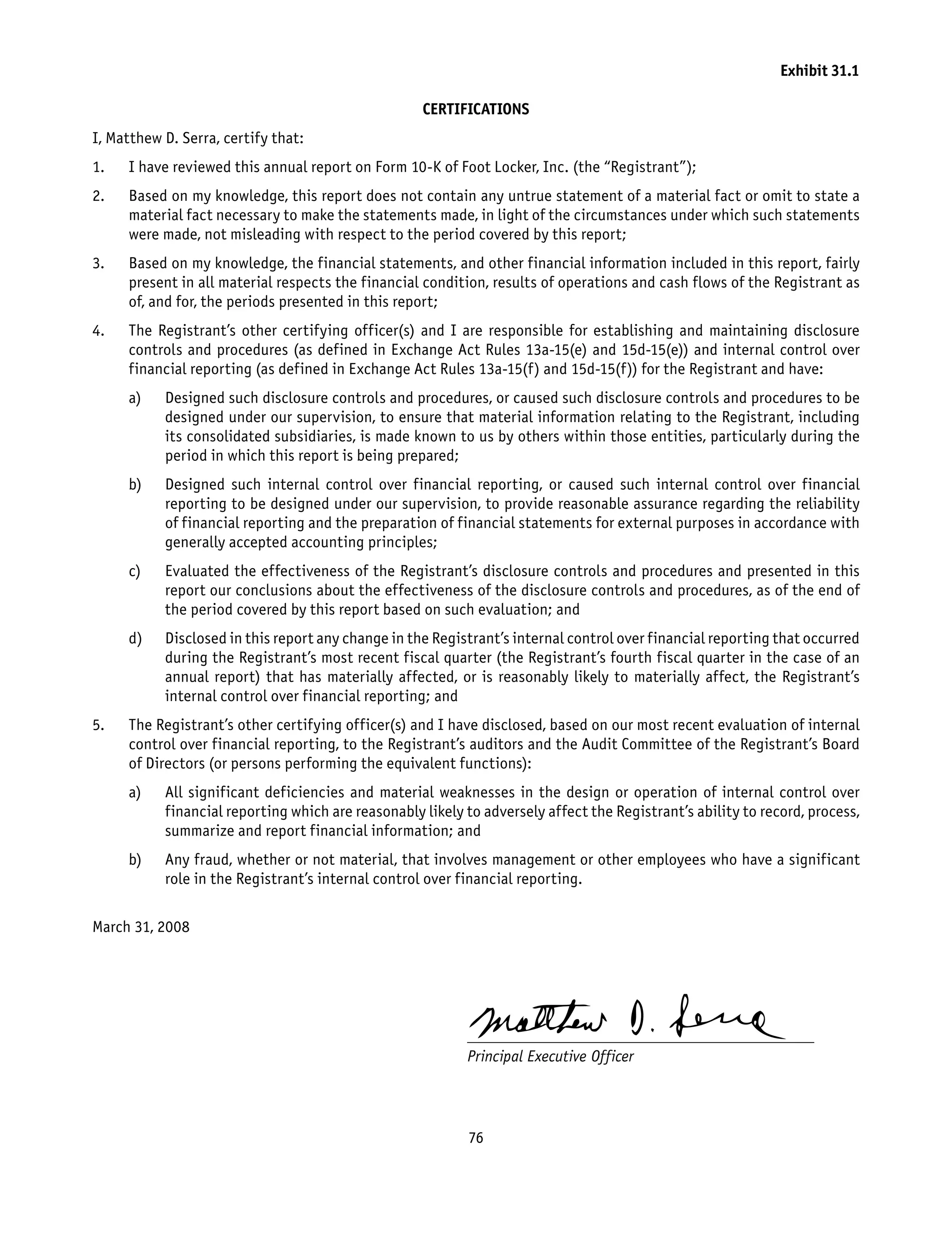 foot locker annual reports 2007