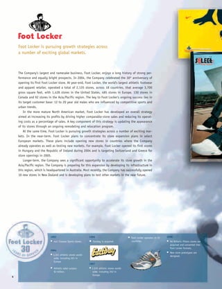 foot locker annual reports 2004 | PDF