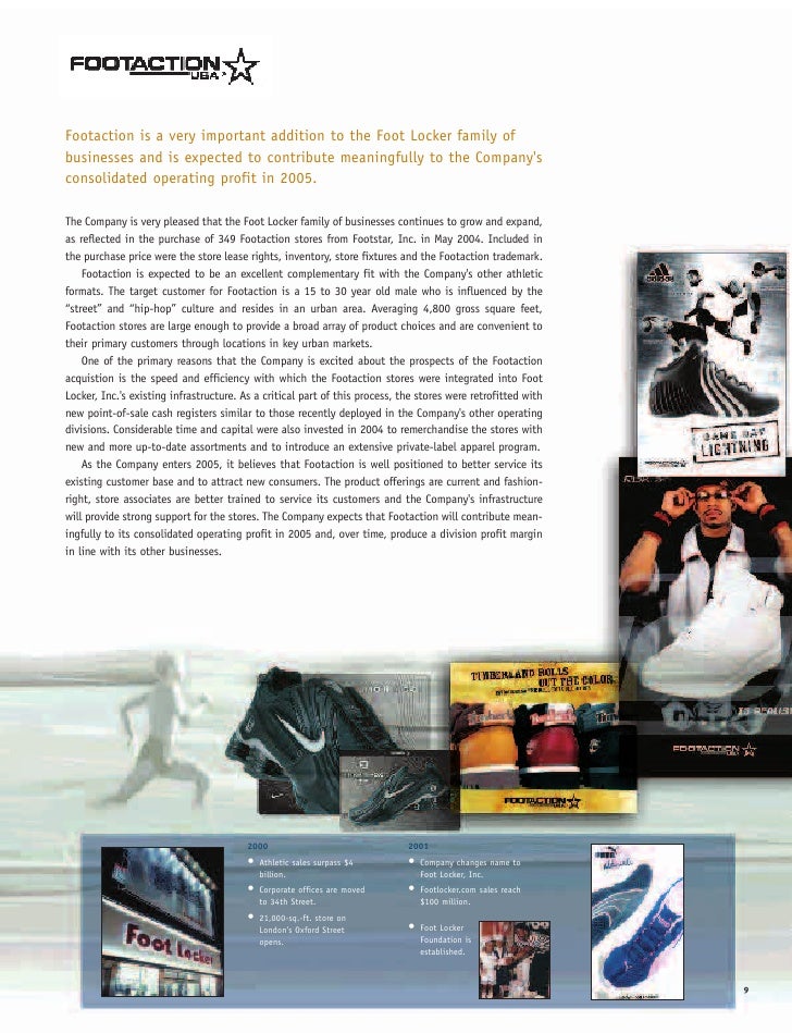 foot locker annual reports 2004