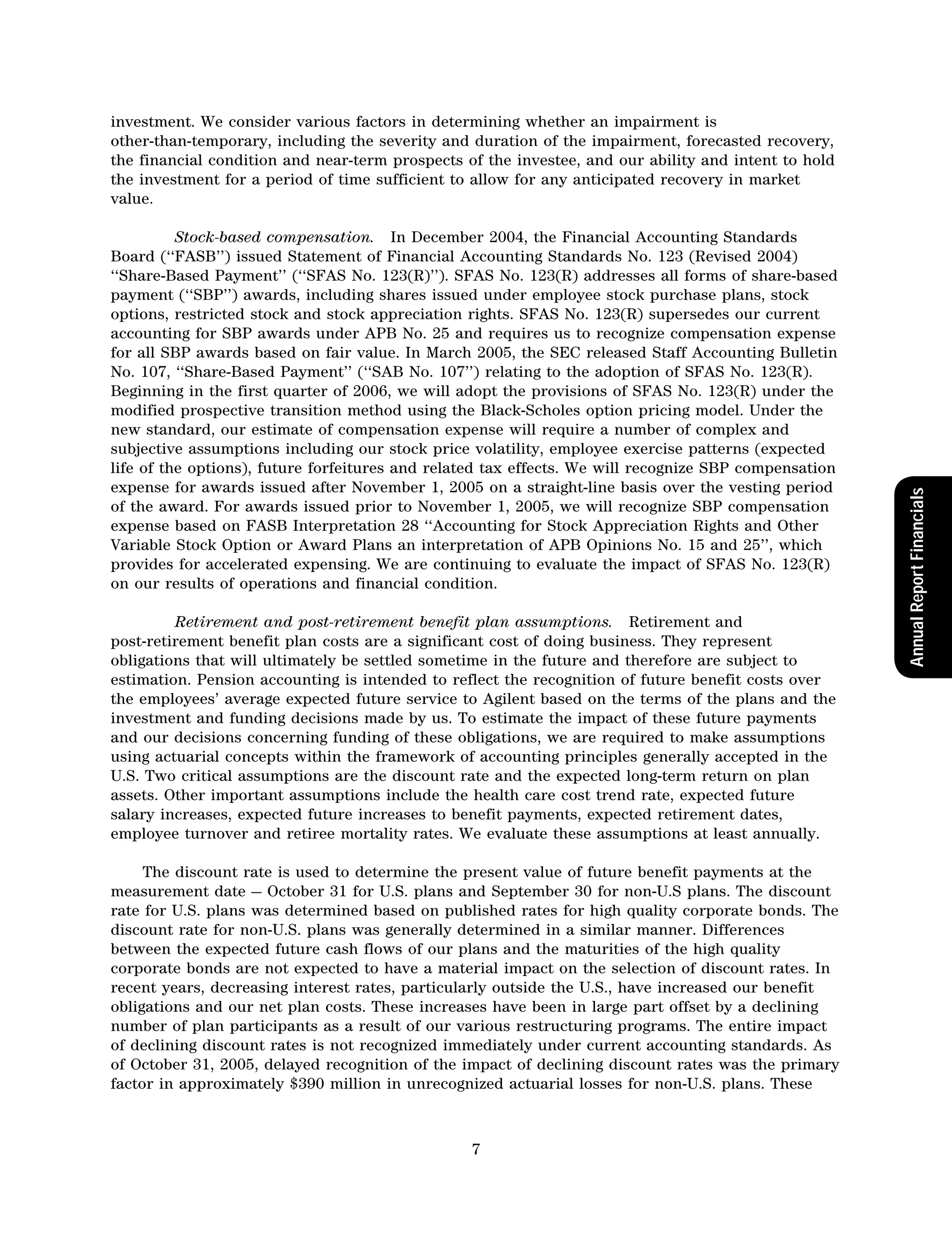 agilent AnnualReport2005