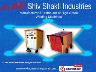 Manufacturer & Distributor of High Grade
          Welding Machines
 