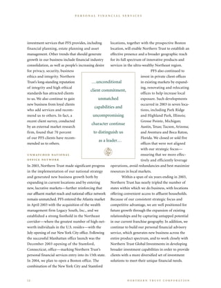 northan trust corp.2003AnnualReport