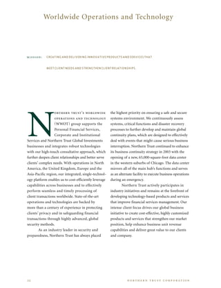 northan trust corp.2003AnnualReport