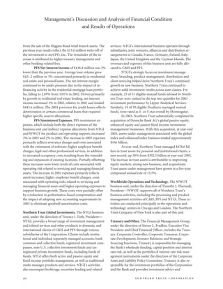 northan trust corp.2003AnnualReport