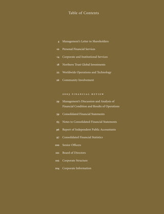 northan trust corp.2003AnnualReport