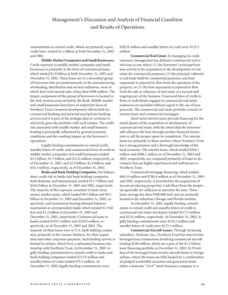 northan trust corp.2003AnnualReport