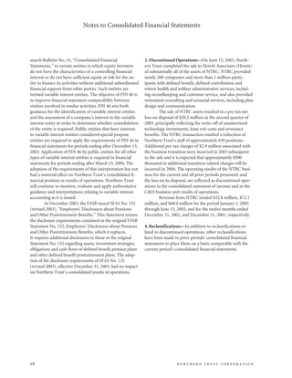 northan trust corp.2003AnnualReport