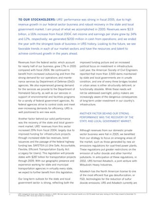 urs annual reports 2005