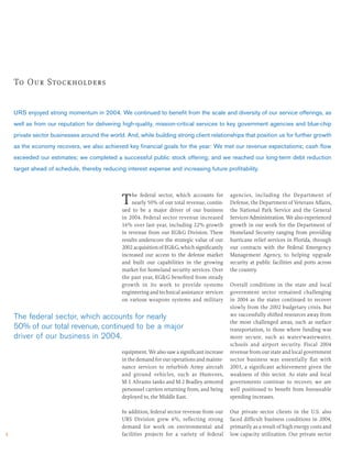 urs annual reports 2004