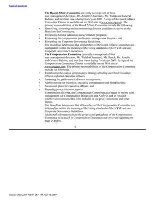 urs proxy reports 2007