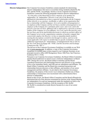 urs proxy reports 2007