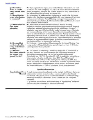 urs proxy reports 2007