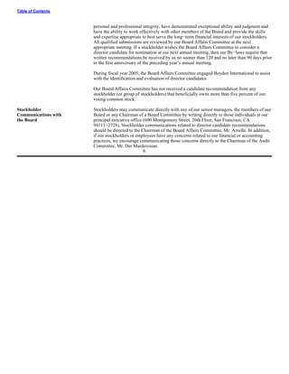 urs proxy reports 2005