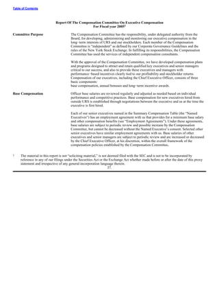 urs proxy reports 2005