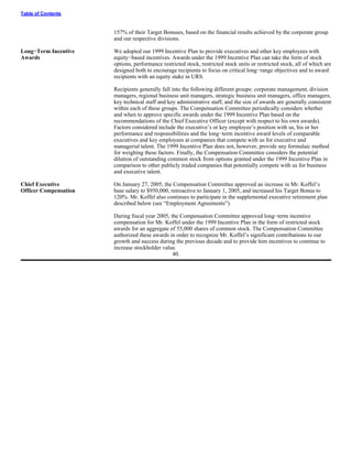 urs proxy reports 2005