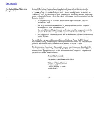 urs proxy reports 2005