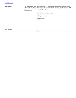 urs proxy reports 2005