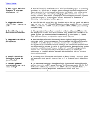 urs proxy reports 2005