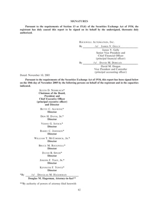 ROCKWELL AUTOMATION ar2005