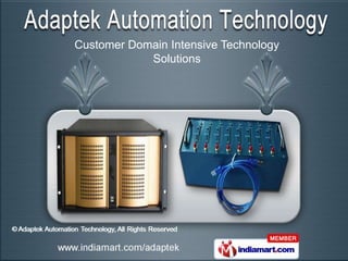 Customer Domain Intensive Technology
            Solutions
 