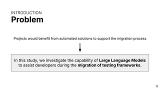 Testing Framework Migration with Large Language Models (AST 2026) | PDF