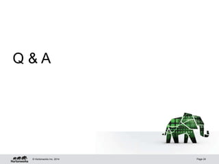 © Hortonworks Inc. 2014
Q & A
Page 24
 