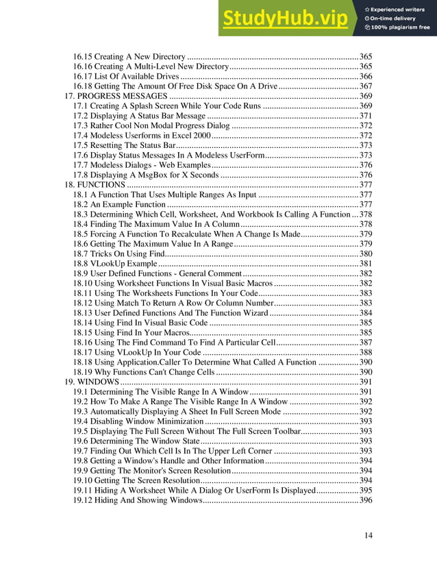 1200 Visual Basic Macro Examples | PDF