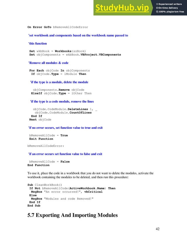 1200 Visual Basic Macro Examples | PDF