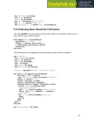1200 Visual Basic Macro Examples | PDF