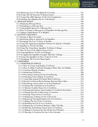 1200 Visual Basic Macro Examples | PDF