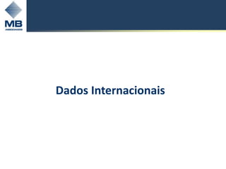 Dados Internacionais
 