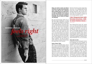 Intuition




                                                        Übung und Intuition machen den Meister.          definitive Auswirkung dieses Zuges kalku-
                                                        Am Beispiel des jungen Schachweltmeisters        lieren kann. carlsen bestätigt diese Einschät-
                                                        magnus carlsen zeigt sich das in poetischer      zung, wenn er sagt: kasparow kann mehr
                                                        Weise. Als Model bringt carlsen zudem Schach     Varianten berechnen, dafür ist meine Intui-
                                                        als Thema ins Marketing. Eine auf den ers-       tion besser. Das muss es sein, was carlsen
                                                        ten Blick überraschende, aber schlagende         meint, wenn er vom Gefühl, zu wissen, wo-
                                                        Verbindung, denn meisterhaft strategisches       hin die Figuren gehören, spricht.
                                                        Schachspiel dient als Vorbild für erfolgrei-
                                                        ches Marketing.                                  «Garri Kasparow kann mehr
                                                        Wie viele Entscheidungen treffen Sie pro
                                                                                                         Varianten berechnen, dafür
                                                        Tag? Diese Frage zu beantworten, ist unmög-      ist meine Intuition besser.»
                                                        lich. Und sie führt unweigerlich zu weiteren     magnus carlsen

                                                        Überlegungen: Wie oft versucht man über-
                                                        haupt, nachzuvollziehen, aus welchen Grün-       Ganz (Wunder-)Kind seiner Zeit, spielte
                                                        den man diese oder jene Entscheidungen           carlsen von klein auf Schach am Compu-
                                                        getroffen hat. Oder warum Entscheidun-           ter. Für den amerikanischen Neurowissen-
sometimes a move just


                  feels right
                                                        gen im Erfolg enden – oder in der Misere.        schaftler und Journalisten jonah lehrer ist
                                                        Die Annahme, dass Entscheidungsprozesse          die Tatsache, dass carlsen das Spiel vor
                                                        entweder rational oder emotional sind,           allem im Duell gegen Algorithmen erlernt
                                                        stammt aus der Antike. Dabei hat schon           hat, einer der faszinierendsten und auf-
                                                        platon die rationale Welt als die bessere        schlussreichsten Aspekte seines Talents.
                                                        Welt, als Reich der Vollkommenen geprie-         Dieses Vorgehen habe in kürzester Zeit ein
                                die schachsonate oder   sen. Neurowissenschaftliche Forschungen          Schachgenie mit einer beispiellosen Übungs-
                         das geheimnis der intuition    haben jedoch gezeigt, dass Entscheidun-          erfahrung hervorgebracht. Zwanzig Schach-
                                                        gen im Zusammenspiel von Verstand und            züge vorausplanen? Für carlsen ein Klacks.
                                                        Gefühl entstehen. Und dass das Bauch-
                                                        gefühl häufig die bessere Entscheidungs-         Homo ludens not dead
                                                        grundlage bietet als der Verstand.               Sometimes a move just feels right. Intuition
                                                                                                         als Erfolgsfaktor bei einem Teenager, der
                                                        Spielen, Denken, Fühlen                          mit Schachsoftware gross geworden ist (im
                                                        Nehmen wir zum Beispiel magnus carlsen.          doppelten Sinn)? Das klingt nach Wider-
                                                        Mit 13 Jahren wurde der Norweger Schach-         spruch. Laut lehrer ist es keiner, denn
                                                        grossmeister, im Jahr 2010 führte er 19-jährig   carlsens Intuition gehe ein zielgerichtetes,
                                                        erstmals die Weltrangliste an. Die scheinbare    bewusstes Üben voraus: die «deliberate
                                                        Leichtigkeit, mit der er sein meisterhaftes      practice». Dabei wird faktisches Wissen
                                                        Spiel spielt, brachte ihm den Beinamen           nicht nur angehäuft, sondern ins Unbe-
                                                        «Mozart des Schachs» ein. Der Schachkol-         wusstsein eingebunden. Dies wiederum
                                                        lege garri kasparow sagt über carlsen, er        macht es möglich, dass selbst schwierigste
                                                        besitze die Gabe, die potenzielle Kraft je-      Kalkulationen automatisch erfolgen kön-
                                                        des Schachzuges zu spüren. Selbst dann,          nen. Erreichen kann das im Prinzip jeder.
                                                        wenn niemand – auch kein Computer – die          Zumindest jeder, der willens ist, die nötige


connected 08 01 | 2012                                                                                                                         Seite 81
 