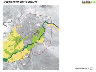 MODIFICACION LIMITE URBANO AREA URBANA ACTUAL 