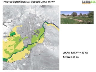 LIKAN TATAY = 39 há  AGUA = 50 l/s PROTECCION INDIGENA : MODELO LIKAN TATAY LIKAN TATAY 