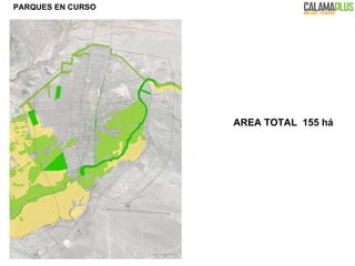 PARQUES EN CURSO AREA TOTAL  155 há 